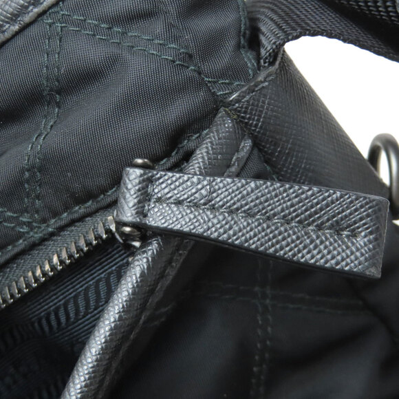 Prada quilted shoulder bag in nylon for women